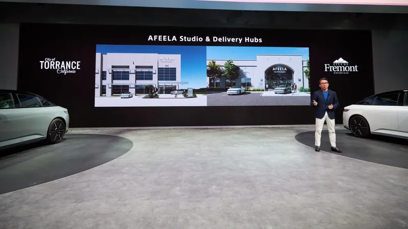 CES 2025: the AFEELA Studio and Delivery Hubs planned for Torrance and Fremont