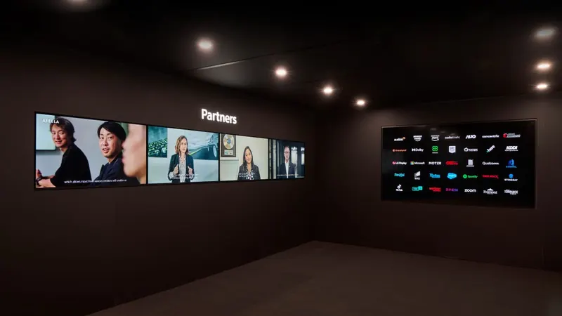 The partner wall at CES 2025