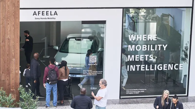 Opening day at the AFEELA Studio