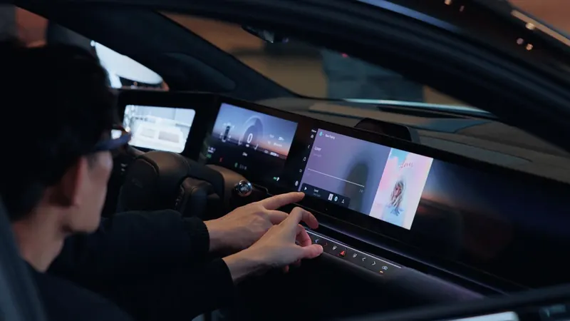 A guided tour of the in-cabin displays