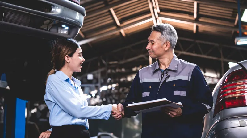 The service advisor chair: about $73,500 a month in labor and parts gross