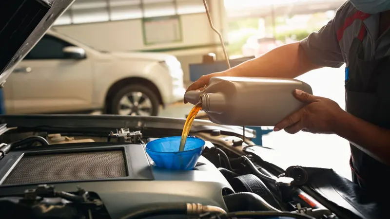 The quick lube lane feeds the shop