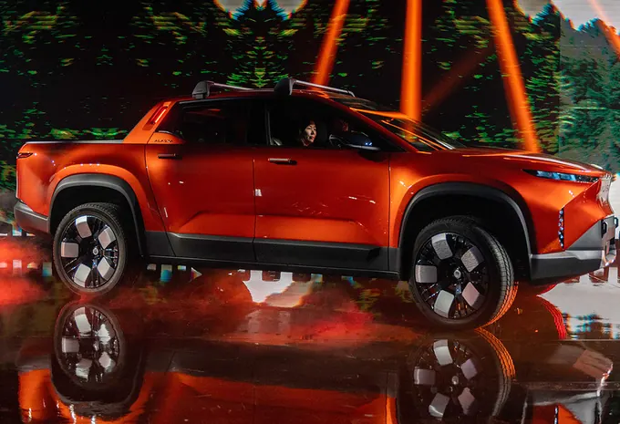The Alaska, an all-electric pickup, revealed for the first time