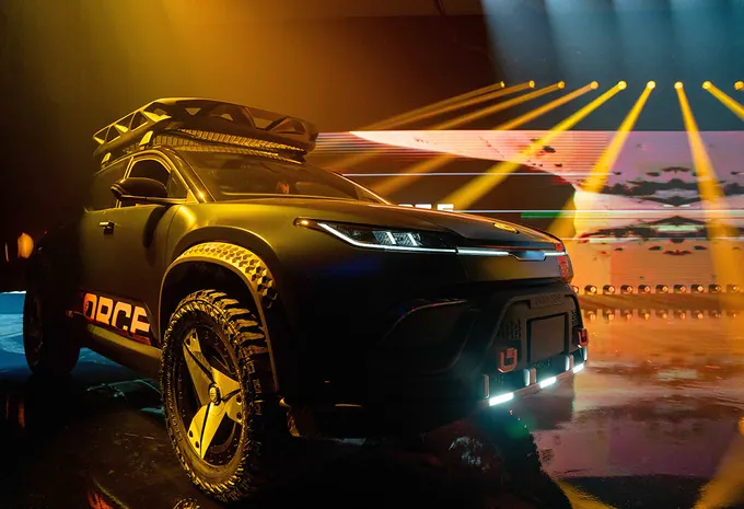 Ocean Force E, the off-road package revealed on stage