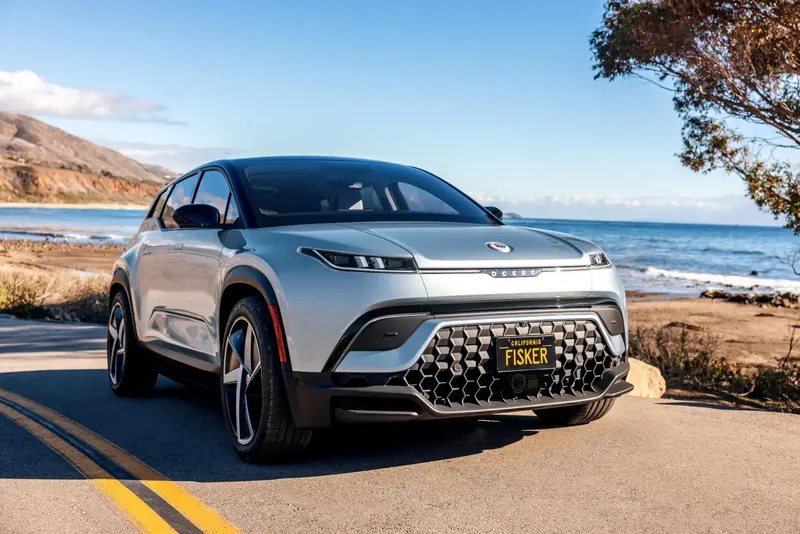 The Fisker Ocean, the production SUV the company was delivering while the lineup grew